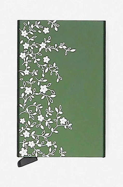 Secrid carcasă cardului culoarea verde, Portfel Secrid CLA-PROVENCE GREEN