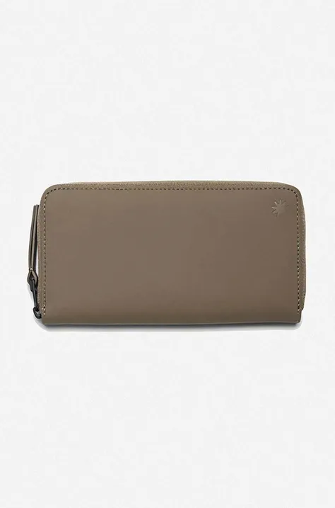 Rains wallet brown color