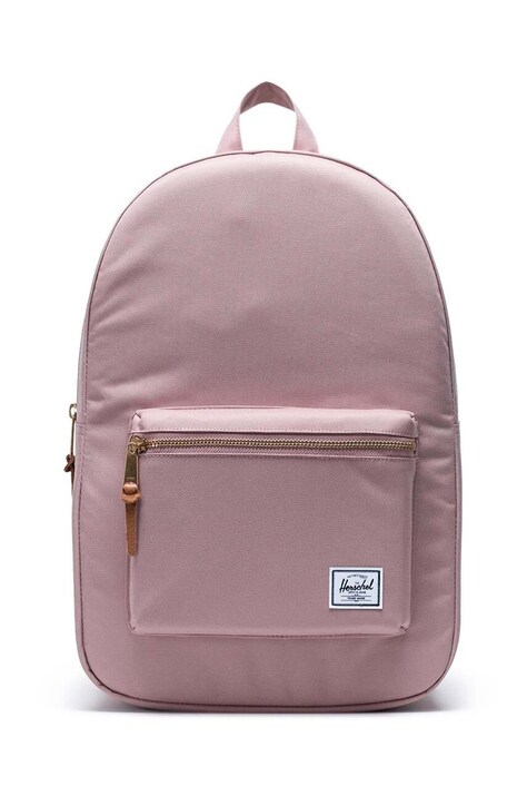 Herschel plecak Plecak Herschel Settlement kolor różowy duży gładki Plecak Herschel Settlement 10005-02077