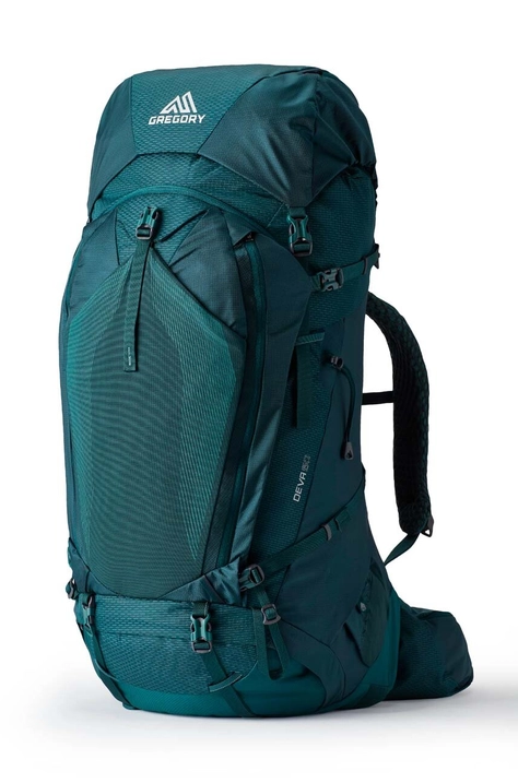 Gregory rucsac Deva 60 femei, culoarea verde, mare, neted