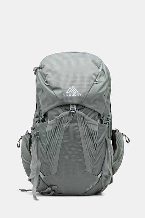 Gregory plecak Jade 38 damski kolor zielony duży gładki