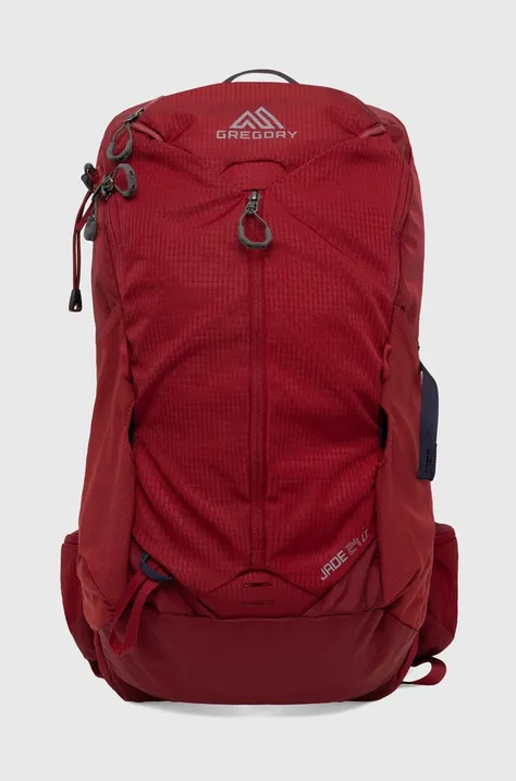 Gregory plecak Jade LT 24 damski kolor czerwony duży gładki