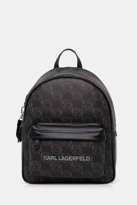 Рюкзак Karl Lagerfeld IKON женский цвет чёрный большой узорный A1W30133