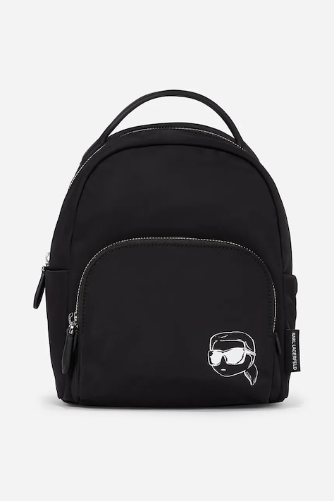 Batoh Karl Lagerfeld dámský, černá barva, malý, hladký, A2W30180