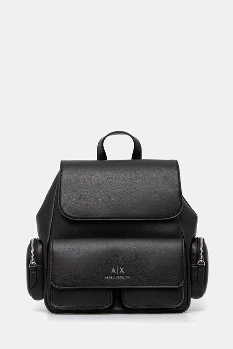 Armani Exchange plecak damski kolor czarny mały gładki XW001923 AF12589