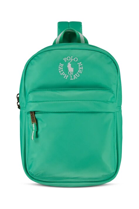 Polo Ralph Lauren ghiozdan copii culoarea verde, mic, uni, 9AR155