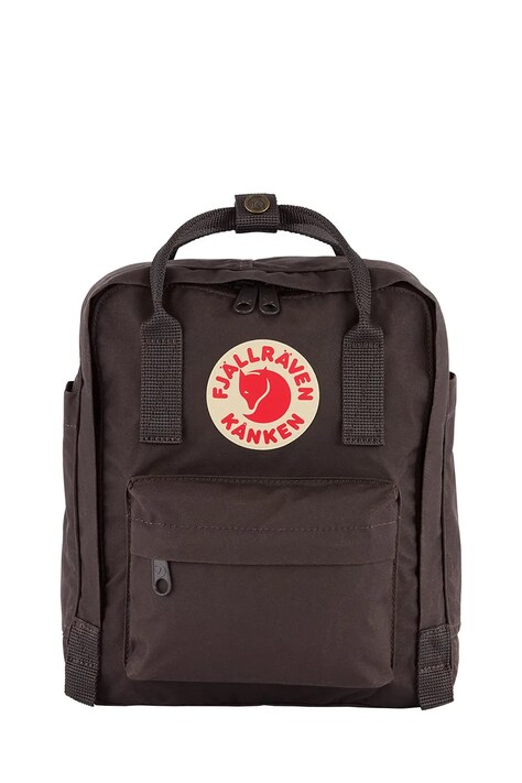 Fjallraven Plecak dziecięcy z łączonych materiałów Kanken Mini brązowy F23561