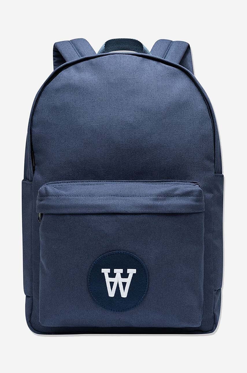 Wood Wood rucsac Ryan Patch bărbați, culoarea bleumarin, mare, uni 10240205.9937-NAVY