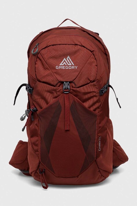 Gregory hátizsák Citro 24 bordó, férfi, nagy, nyomott mintás