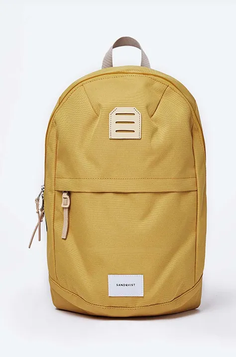 Sandqvist backpack Glenn yellow color