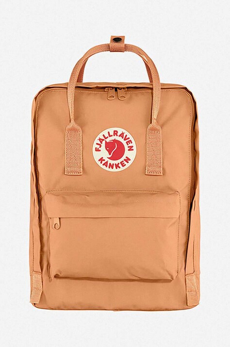 Рюкзак Fjallraven Kanken цвет оранжевый большой с аппликацией F23510.241-241