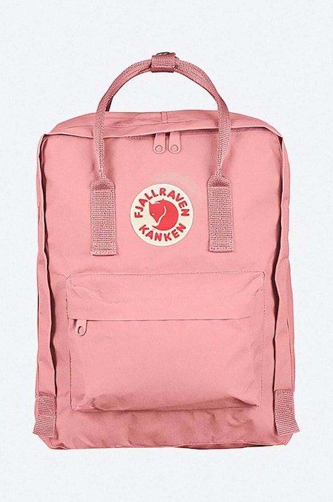 Fjallraven rucsac Kanken culoarea roz, mare, cu imprimeu F23510.312-312