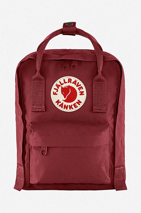 Fjallraven plecak Kanken Mini kolor czerwony mały z aplikacją F23561.326-326