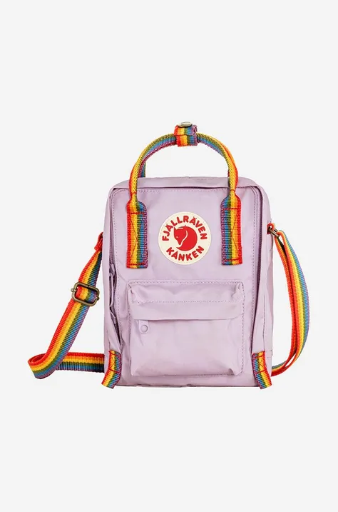 Torba Fjallraven Kanken Rainbow Sling boja: ljubičasta, F23623.457.907-907