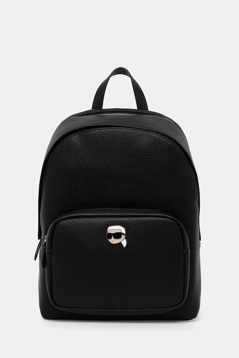 Рюкзак Karl Lagerfeld колір чорний великий з аплікацією A1W30497
