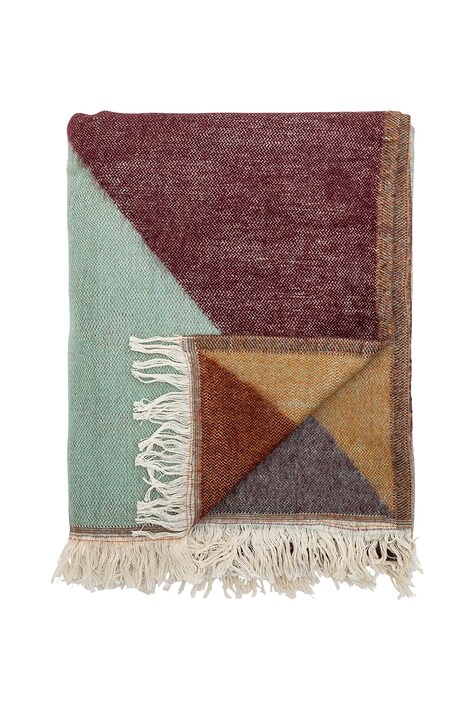 Покривало Bloomingville Ara колір червоний