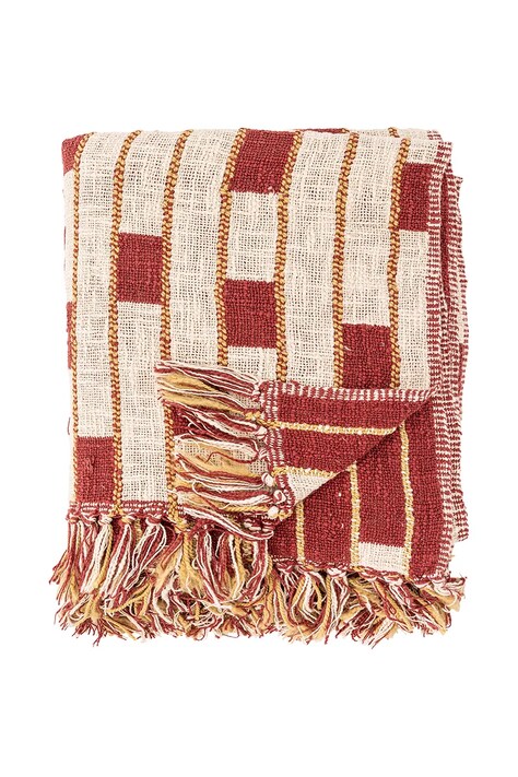 Bloomingville narzuta z bawełną 160 x 130 cm kolor multicolor