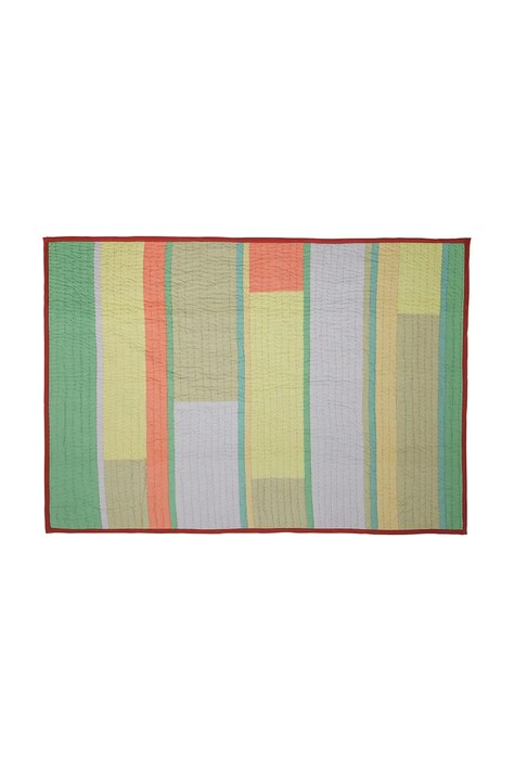 Hübsch koc bawełniany Pavilion 140 x 200 cm kolor multicolor
