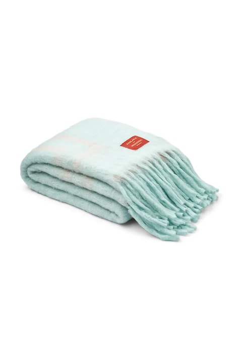 Bongusta pled z dodatkiem wełny Weekend 130 x 170 cm kolor multicolor