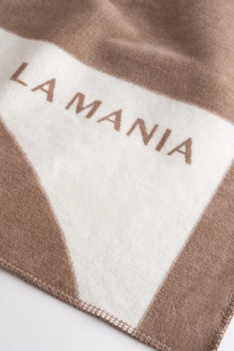 La Mania koc z bawełną Pellure 150 x 200 cm kolor multicolor