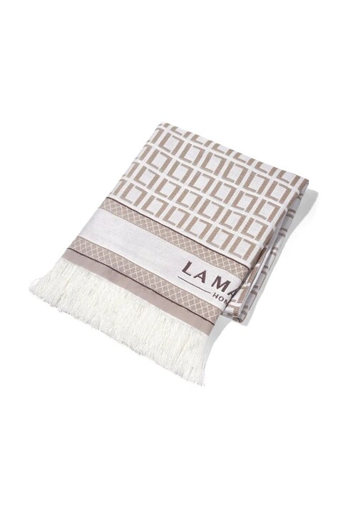 La Mania koc z bawełną Mono Mania 150 x 170 cm kolor multicolor