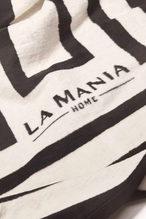 La Mania koc z bawełną Bauhaus No.2 150 x 200 cm kolor multicolor