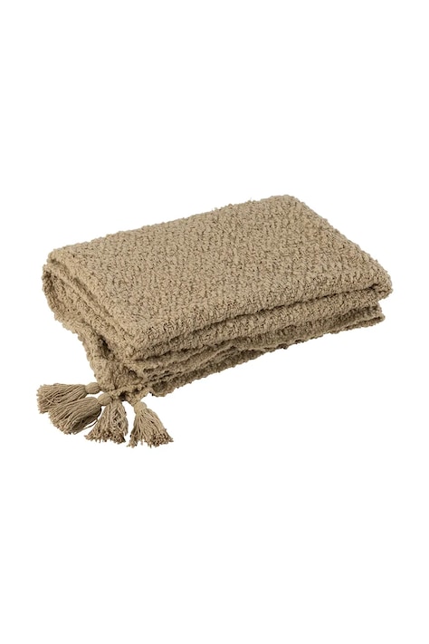 J-Line pătură 130 x 180 cm culoarea bej, 49521