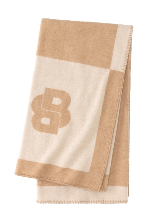 BOSS Одеяло с шерстью SIGNATUR Beige 130 x 170 cm 1072539
