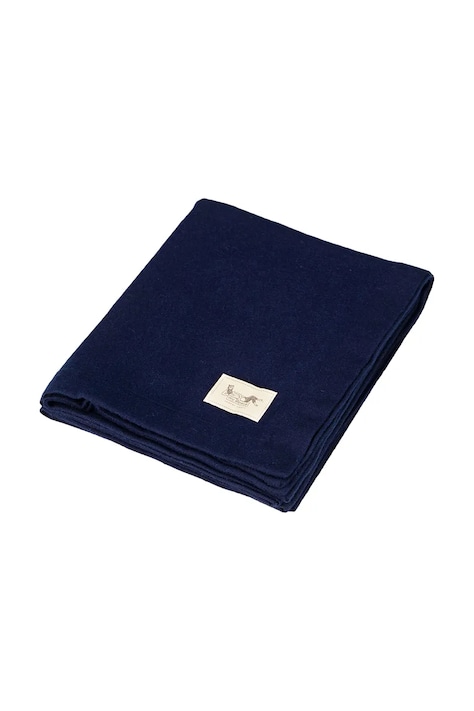 My Alpaca pled z wełny baby alpaka WGTPHMPER80100NAVYBLUE