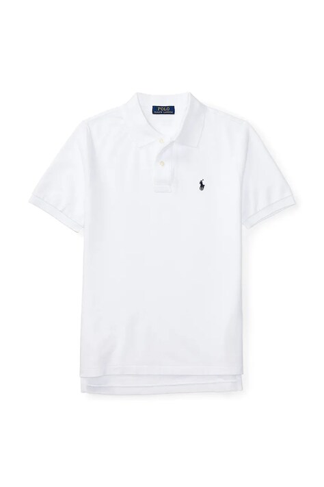 Polo Ralph Lauren поло дитяче бавовняне — AA00-POBZZZ, білий — фото 2