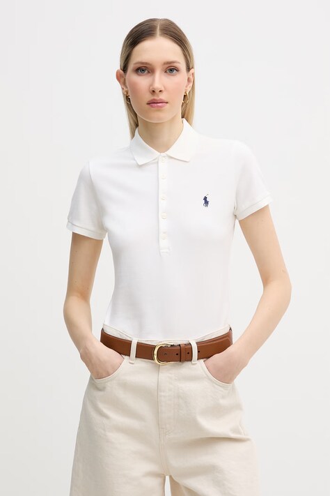 Polo Ralph Lauren polo damskie białe 211B18200