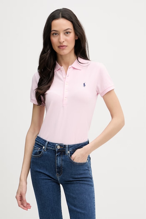 Polo Ralph Lauren polo damskie różowe 211B18200