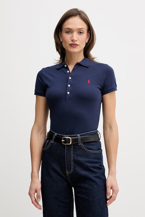 Polo Ralph Lauren поло для женщин тёмно-синий 211B18200