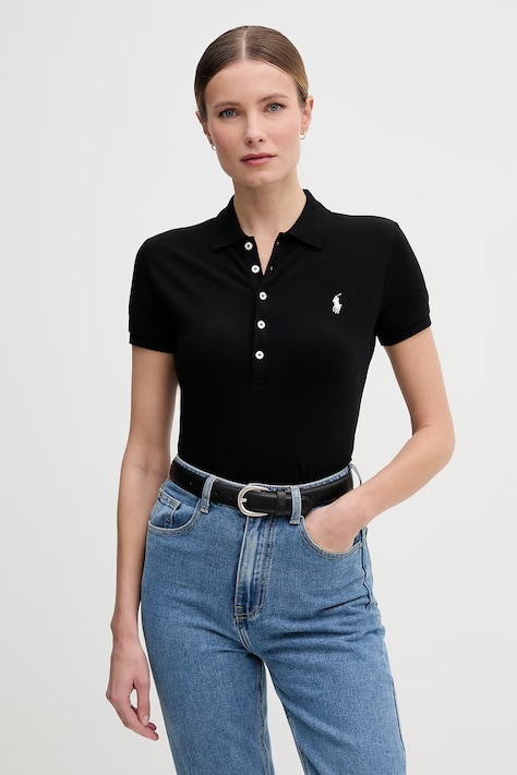 Polo Ralph Lauren polo pentru femei negru 211B18200