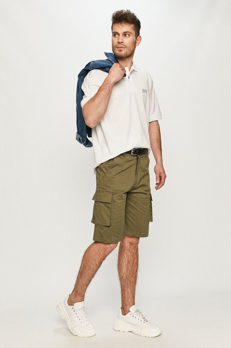 Polo majica CAT Footwear za muškarce, boja: bijela