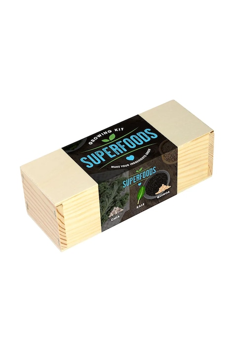 RESETEA zestaw do uprawy roślin Superfoods Growing Kit 21 x 7,8 x 6,5 cm kolor multicolor