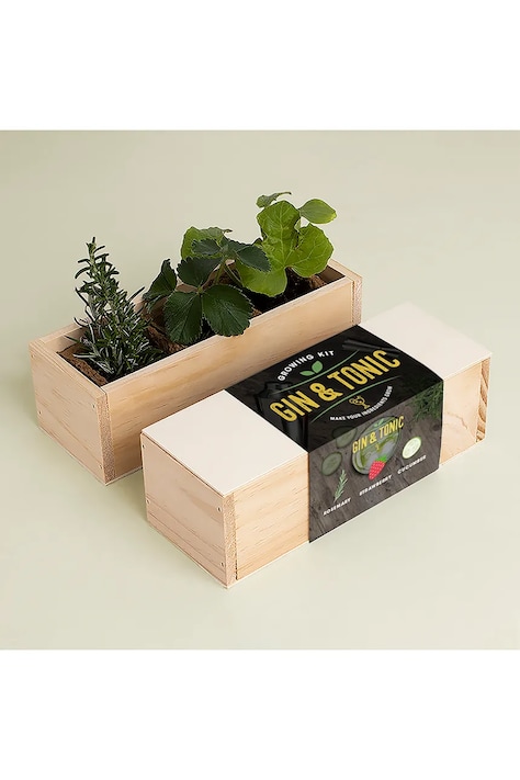 RESETEA zestaw do uprawy roślin Gin Tonic Growing Kit 21 x 7,8 x 6,5 cm kolor multicolor