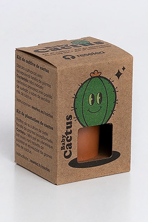 RESETEA zestaw do uprawy rośliny Baby Cactus 4,7 x 6,5 x 4,7 cm kolor multicolor