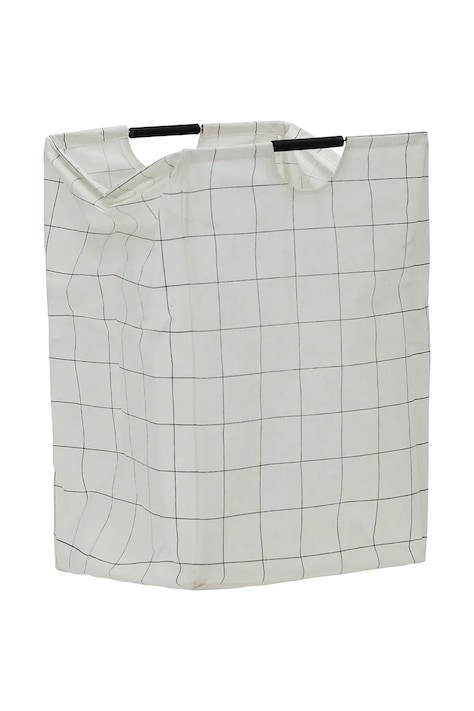 House Doctor kosz na pranie HDSquares 40 x 40 x 60 cm kolor biały 900000916