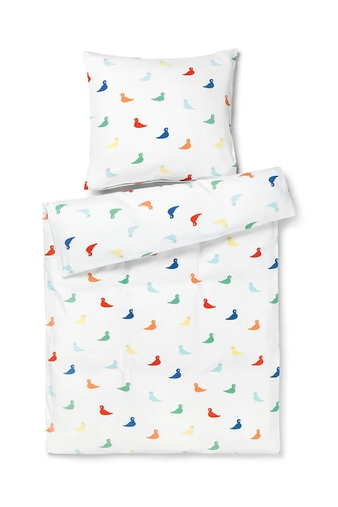 Комплект дитячої бавовняної постільної білизни Kay Bojesen Songbird junior 100 x 140 cm
