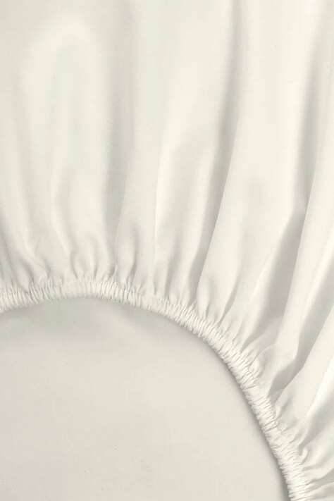 BOSS prześcieradło z gumką bawełniane BEBOSS Moon 160 x 200 cm kolor beżowy