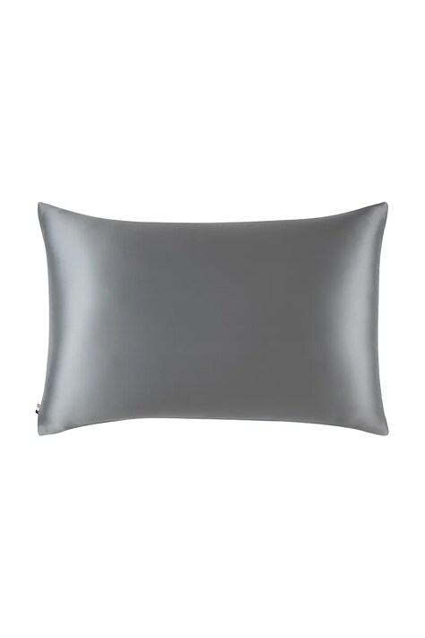 BOSS poszewka na poduszkę jedwabna SILKSHAM Dove 50 x 75 cm kolor szary