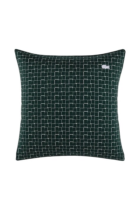 Lacoste poszewka na poduszkę bawełniana L BLOCK Vert 65 x 65 cm kolor zielony