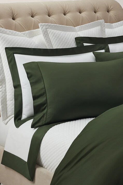 Бавовняна підковдра Ralph Lauren RL624 Dark Green 200 x 200 cm — фото 6