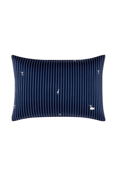 Lacoste Poszewka na poduszkę bawełniana LMATCHPO Marine 50 x 75 cm 1074077