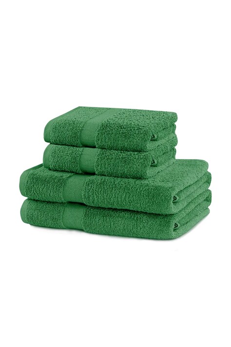 Набір рушників home & lifestyle Marina 4-pack колір зелений 0