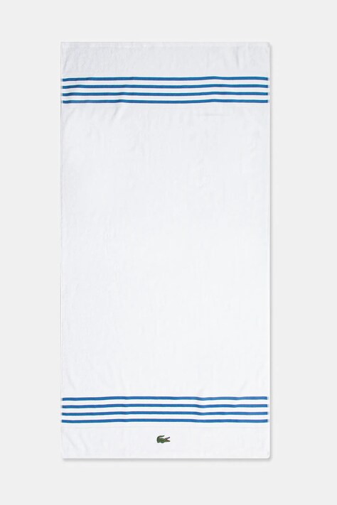 Lacoste prosop din bumbac LCOURTLI Aerien 70 x 140 cm culoarea alb