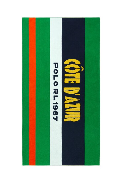 Хлопковое пляжное полотенце Ralph Lauren BARGO Billiard 90 x 170 cm