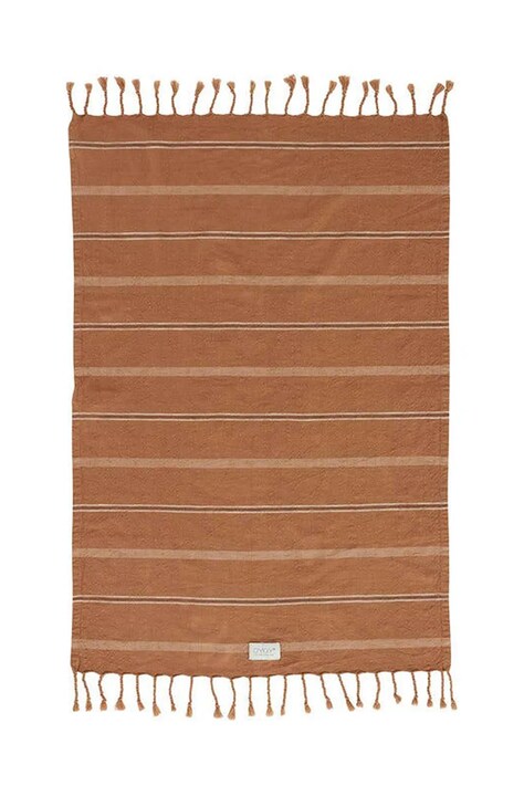 OYOY prosop din bumbac 100 x 67 cm culoarea maro
