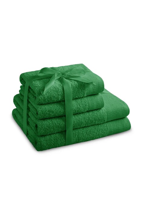 Набір рушників home & lifestyle 4-pack колір зелений